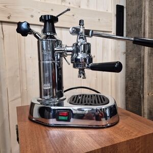 La Pavoni Europiccola Chromed Brass Espresso Machine